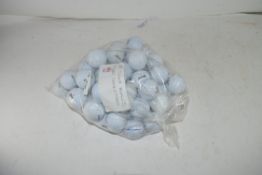 FIFTY ASSORTED GOLF BALLS