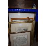 MIXED LOT: TWO REPRODUCTION FRAMED MAPS OF NORFOLK TOGETHER WITH A FURTHER FRAMED MAP OF CEYLON (