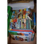 BOX OF VARIOUS MIXED VINTAGE CHILDREN'S BOOKS TO INCLUDE PEEL PRESS, COLLINS, LUTTERWORTH PRESS ETC