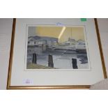 DIANA PARSONS, BRUNDALL, WATERCOLOUR, SIGNED LOWER RIGHT, FRAMED AND GLAZED