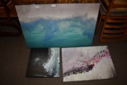 THREE WALL CANVASES