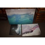 THREE WALL CANVASES