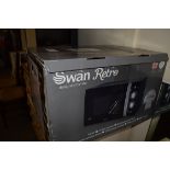BOXED SWAN RETRO MICROWAVE