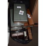 QTY OF PHOTOGRAPHIC SLIDE BOXES
