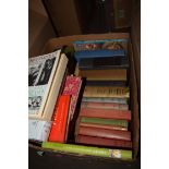 ONE BOX OF MIXED BOOKS