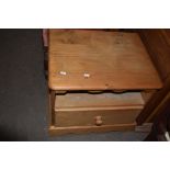 SMALL PINE TV CABINET