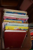 ONE BOX VARIOUS CHILDREN'S ANNUALS AND OTHER ASSORTED BOOKS