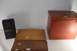 THREE BOXES CONTAINING HOME CHEMISTRY ITEMS