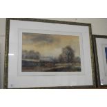 KRISTAN BAGGALEY, RURAL SCENE WITH STONE WALL, WATERCOLOUR, SIGNED LOWER LEFT, DATED 96, IMAGE