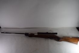 WEBLEY SCOTT AIR RIFLE WITH TELESCOPE