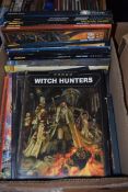 GAMING INTEREST: BOX OF WARHAMMER, LORD OF THE RINGS, CODEX WITCH-HUNTER AND OTHER BOOKS/INSTRUCTION