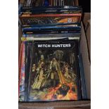 GAMING INTEREST: BOX OF WARHAMMER, LORD OF THE RINGS, CODEX WITCH-HUNTER AND OTHER BOOKS/INSTRUCTION