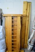 PINE BED FRAME, 148CM WIDE