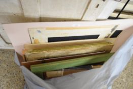 MIXED LOT: PICTURE FRAMES, PICTURE MOUNTS ETC