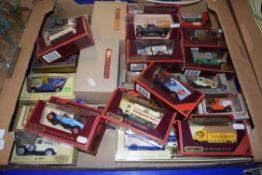BOX OF MATCHBOX MODELS OF YESTERYEAR TOY VEHICLES