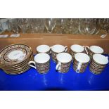 QTY OF WEDGWOOD CLIO COFFEE CUPS AND SAUCERS