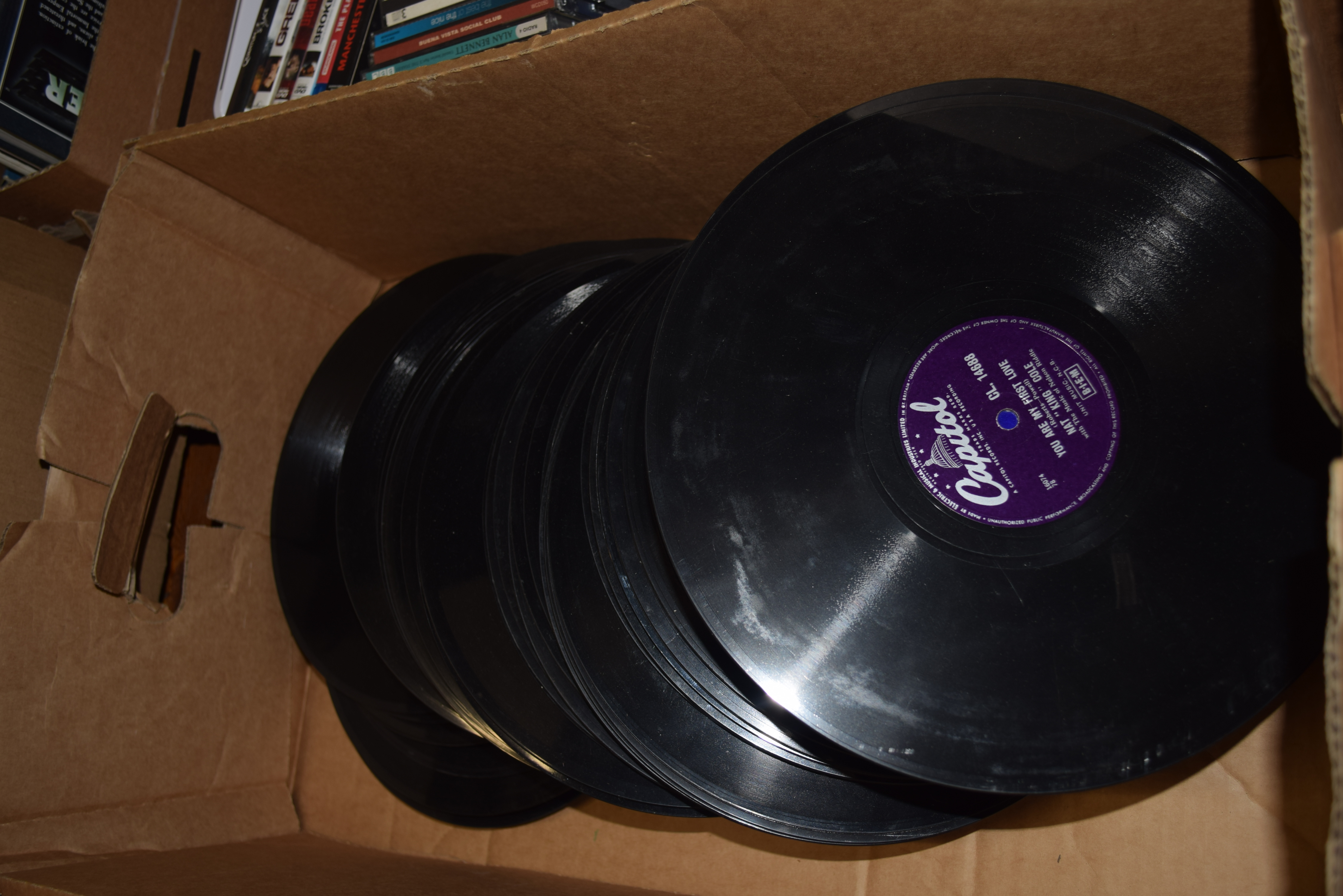 BOX OF 78RPM RECORDS