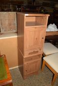 PAIR OF LIGHT WOOD EFFECT BEDSIDE CABINETS, 36CM WIDE