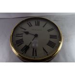 MODERN NEWGATE WALL CLOCK WITH QUARTZ MOVEMENT