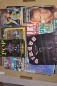 QTY MODERN MUSIC INTEREST ITEMS INC LARGE FM RADIO POSTER (17) REF 743B