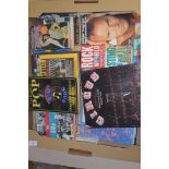 QTY MODERN MUSIC INTEREST ITEMS INC LARGE FM RADIO POSTER (17) REF 743B