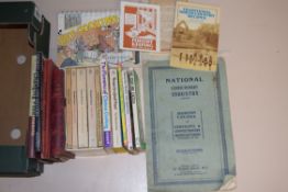COLLECTION OF COOKERY EPHEMERA INC VERY EARLY "HOME COOKERY BOOK" + ELIZABETH DAVID COLLECTION