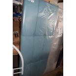 UPHOLSTERED KING SIZE HEADBOARD, TEAL