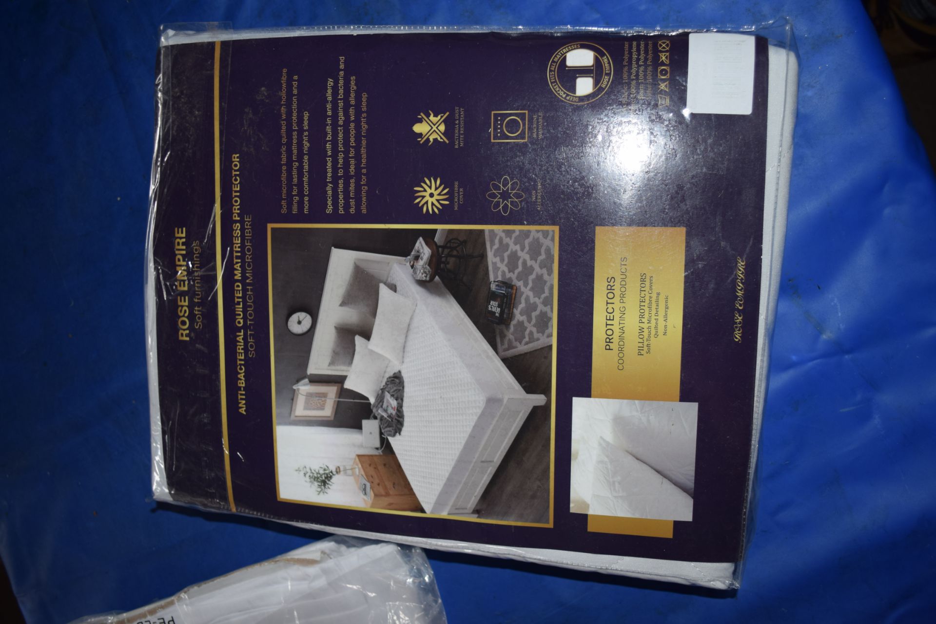 ANTIBACTERIAL QUILTED MATTRESS PROTECTOR FOR BUNK BED, SMALL SINGLE - Image 2 of 2