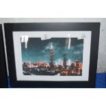 TAIWAN CITY PRINT FRAMED