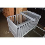 JOSIAH COT BED WITH MATTRESS AND CHANGING TABLE
