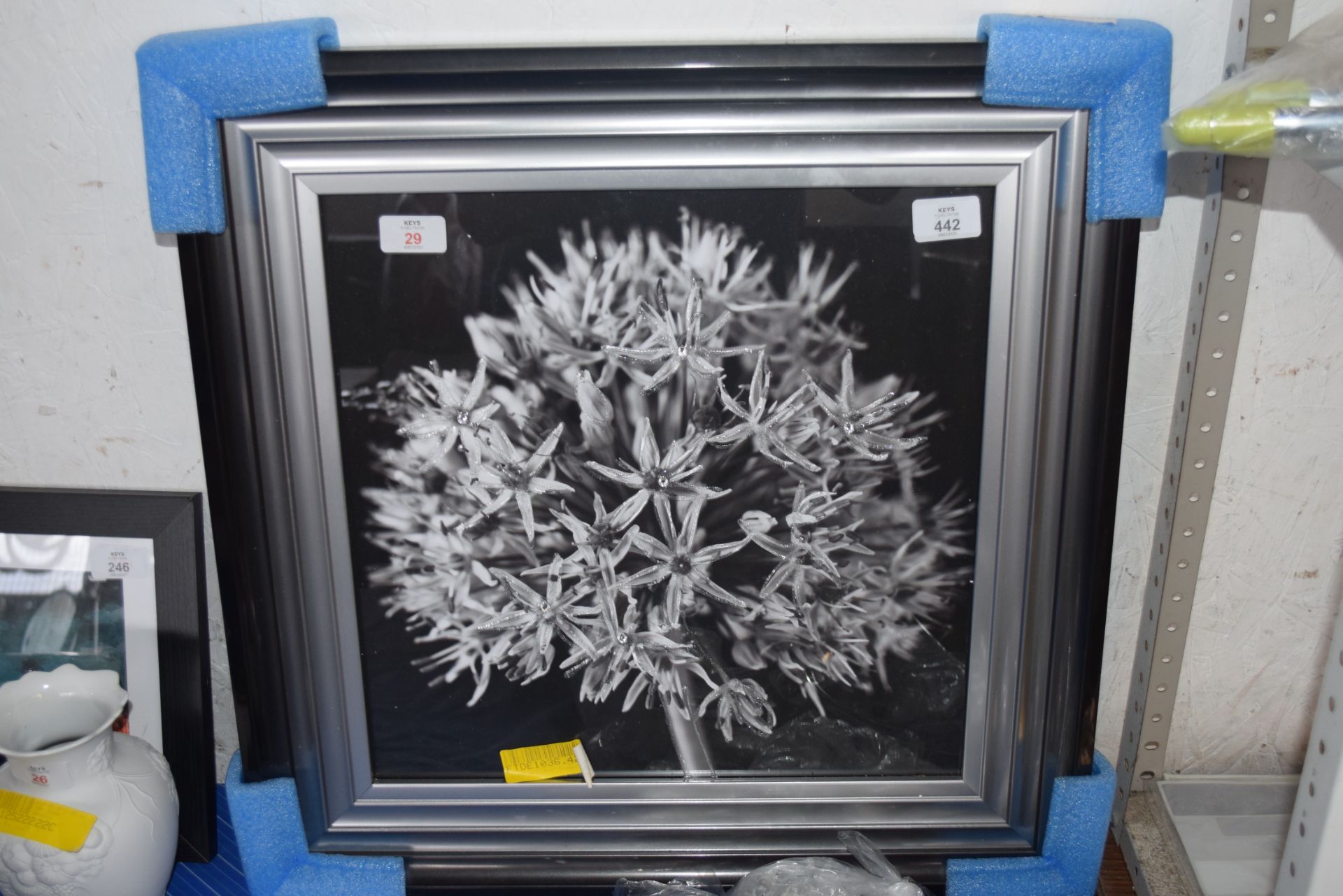 BLACK ALUMINIUM FRAMED PHOTOGRAPH