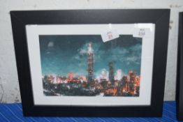 TAIWAN CITY PRINT FRAMED