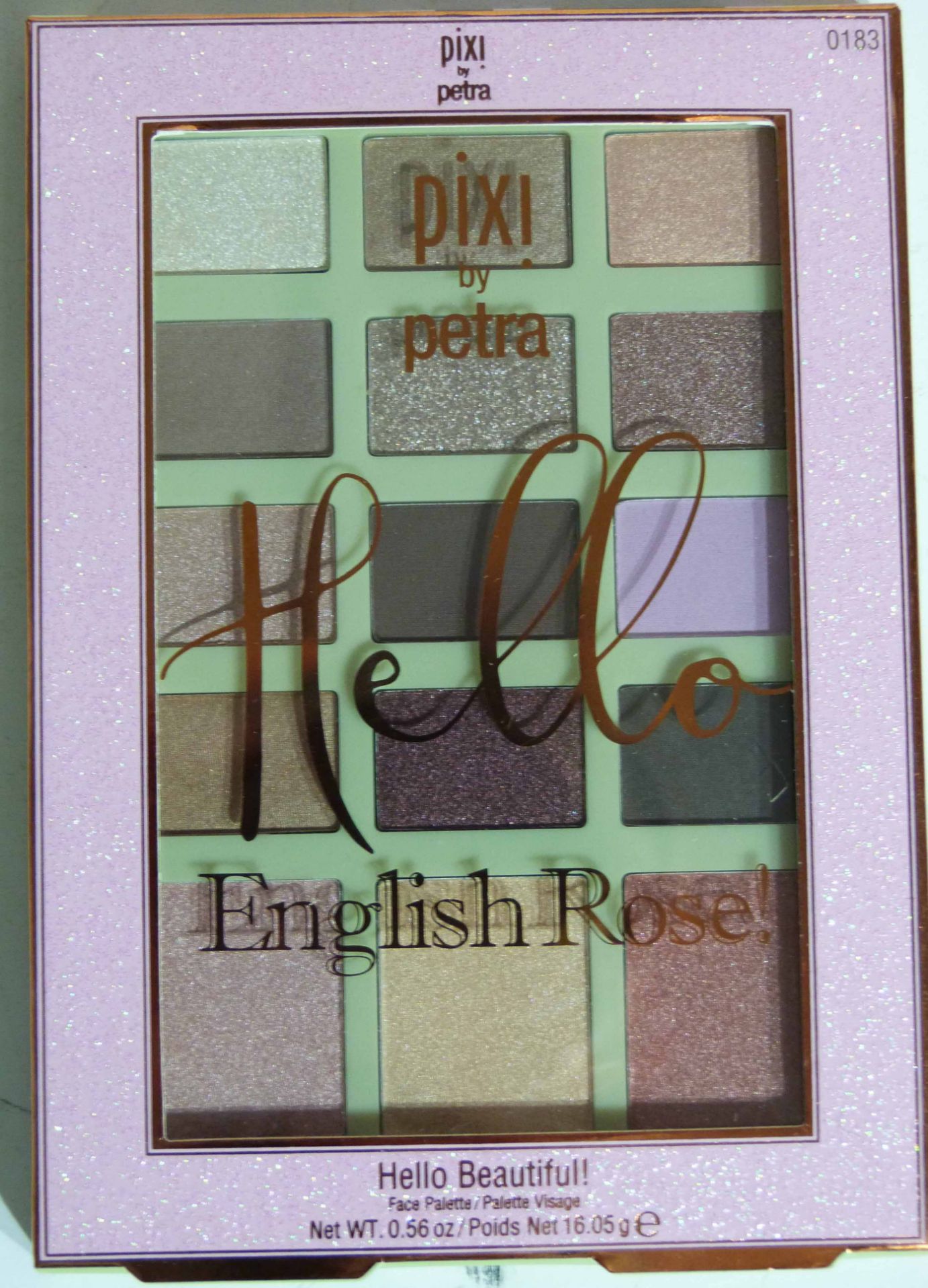 Pixi Beauty Hello Beautiful Face Case – Hello English Rose 15 colour palette. (10 in lot)