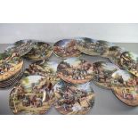 QTY OF WEDGWOOD BRADFORD EXCHANGE COUNTRY DAYS COLLECTORS PLATES