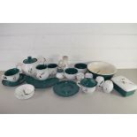 QTY OF DENBY GREEN WHEAT WARES