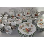 QTY OF JOHNSON BROS FRESH FRUIT TEA, COFFEE AND TABLE WARES