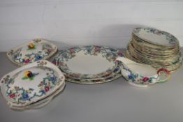 ROYAL CAULDON VICTORIA PATTERN TABLE WARES