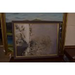 MIXED LOT: W F BUNTON, STUDY OF A LAKELAND CANVAS, OIL ON CANVAS, AND R A LAY, NEAR THE WATERMILL,