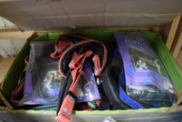 BOX OF DOG LEADS