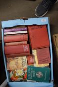 ONE BOX OF MIXED BOOKS