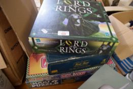 BOARD GAMES TO INCLUDE LORD OF THE RINGS