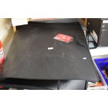 LARGE BLACK FOLDER CONTAINING VARIOUS PICTURE MOUNTING SUPPLIES