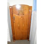 SMALL WALNUT VENEERED WARDROBE, 76CM WIDE