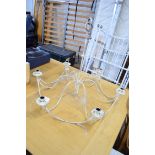 MODERN HANGING CEILING CANDLE HOLDER, 65CM WIDE