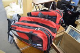 TWO RED OXFORD SPORTS BAGS