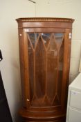 ASTRAGAL GLAZED CORNER DISPLAY CABINET