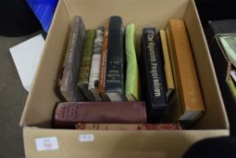 ONE BOX OF MIXED BOOKS