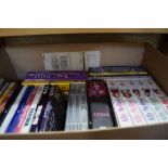 BOX OF VARIOUS DVDS AND VIDEOS