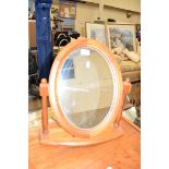 PINE FRAMED DRESSING TABLE MIRROR