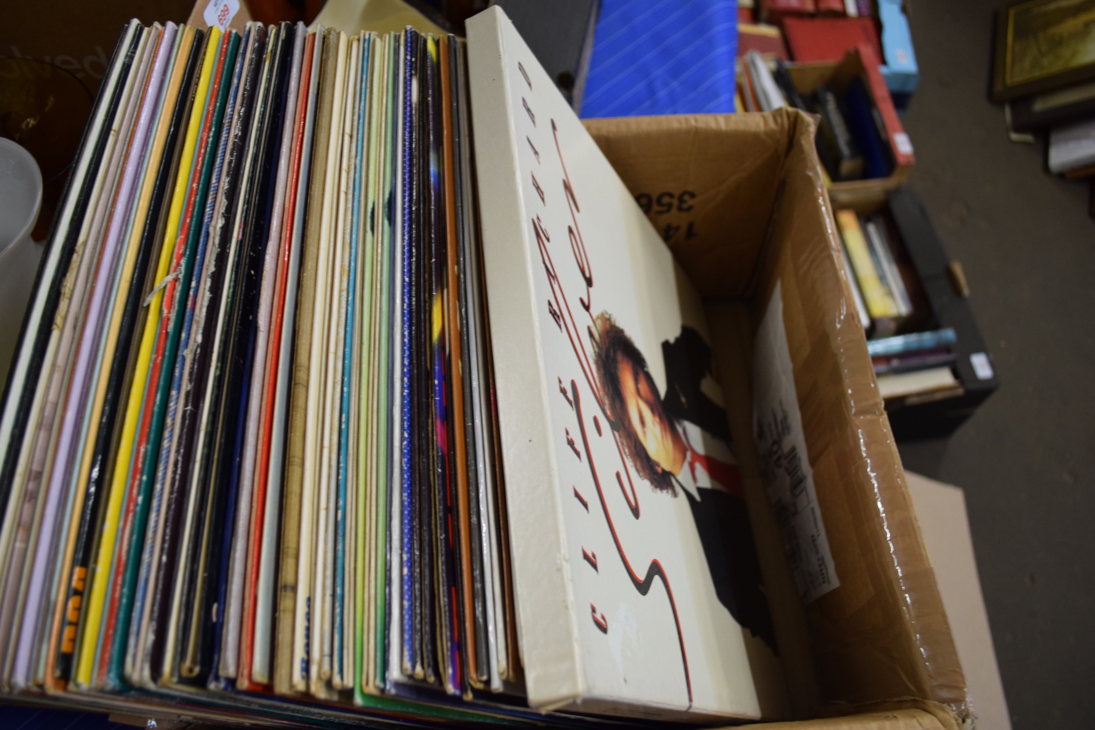 BOX VARIOUS LPS TO INCLUDE CLIFF RICHARD ETC
